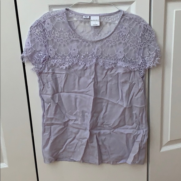 Lavender Lace Top (Vero Moda) - Picture 1 of 5